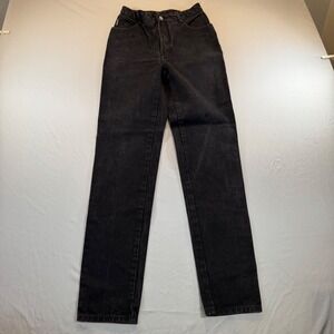 Vintage Bongo High Waisted Black Straight Jeans 5 90s Y2K Grunge Goth Skater